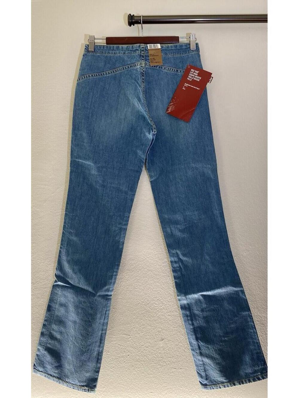 NWT Levis Red Tab 565 Straight Jeans Low Rise Women 28x34 - Picture 3 of 9